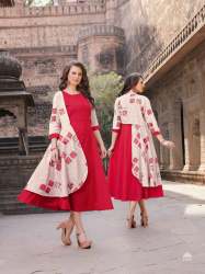 Neerja Cotton Flax kurti for women's 