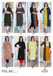 Palak vol  Heavy Rayon Kurti For Women