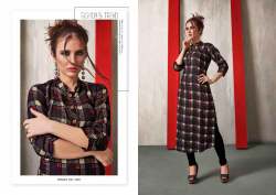 Rayon Check Cataloge Kurtis