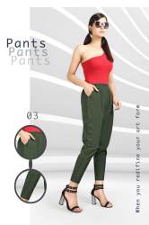 Side Pocket Girls Stretchable Pant