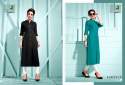 Straight Rayon Slub Kurtis thumb 2