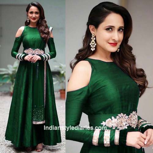 Banglory silk long stylist gown