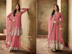 heavy designer sharara suit 