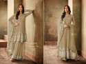 heavy designer sharara suit  thumb 2