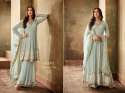 heavy designer sharara suit  thumb 3