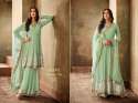 heavy designer sharara suit  thumb 4