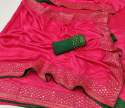 RCT FASHION CONTRAST BANGALORE SILK SAREE thumb 6