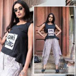 RCT FASHION DESIGNER WESTERN TOP-DHOTI COLLECTION