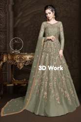 RCT FASHION HAVY DESIGNER BANGALORE SILK GOWN