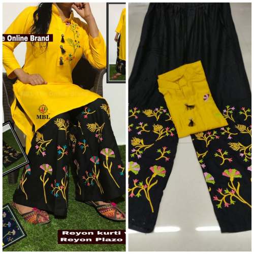 RCT FASHION HAVY REYON PLAZO COLLECTION