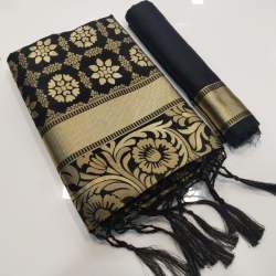 RCT FASHION SOFT BANARASI SILK WITH WEAVING JARI