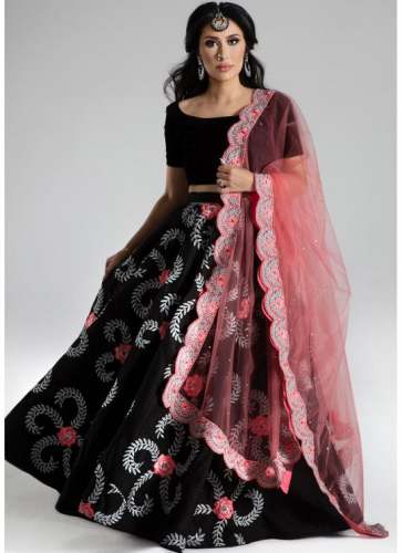 RCT FASHION TAFFETA SATIN LEHENGA CHOLI