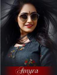 Simple casual wear gown -AMYRA