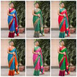 Cotton soft silk saree