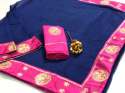 Designer Chanderi Cotton Sarees thumb 1