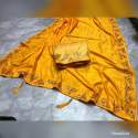 DESIGNER SATIN SAREE thumb 11