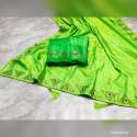 DESIGNER SATIN SAREE thumb 4
