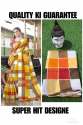 Fancy Checks Bhagalpuri Silk Sarees thumb 1
