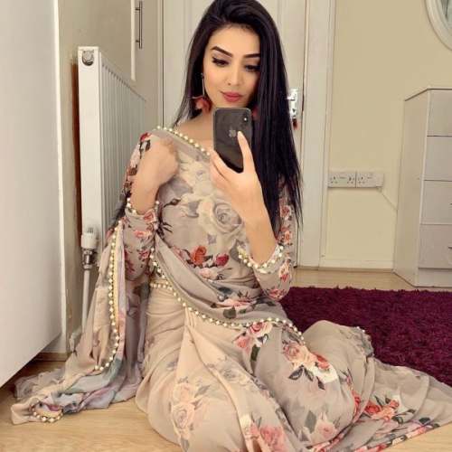 Georgette Printed Sarees
