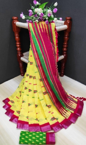 linen saree ls 0055
