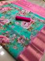 Organza Printed Saree  thumb 9