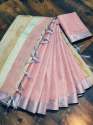 Tissue Linen Sarees thumb 2
