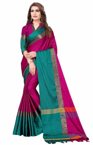 Ladies Daily Wear Cotton Silk Sarees by VISOSA