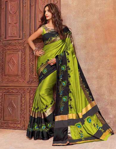 Mor Pankh Designer Cotton Silk Sarees