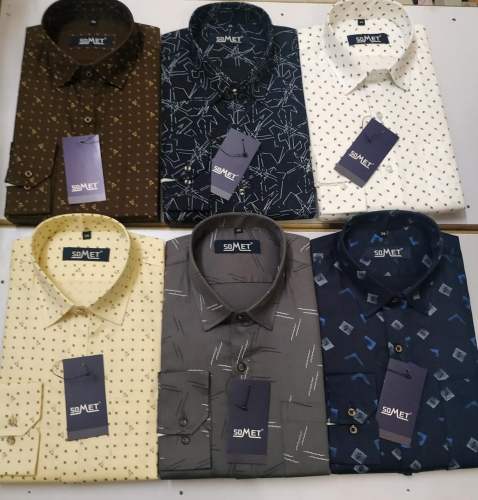 Printed cotton casual wear shirt by MAJISA GARMENTS