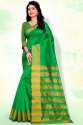 green-silk-saree