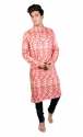 mens printed kurta