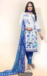 Unstitched suit material