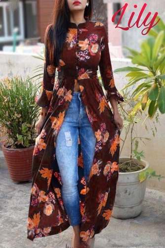 Designer printed kurti