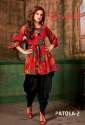 Printed short kurti