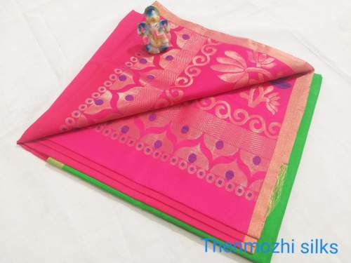 Designer cotton silk saree