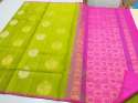 parrot-green-silk-saree