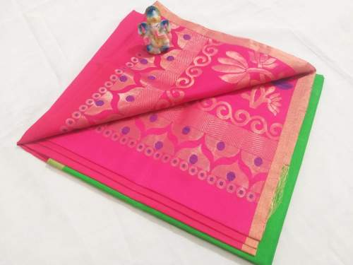 Trendy Traditional saree by Thenmozhi Silk Sarees