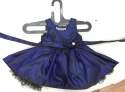 Blue kids wear frock thumb 1