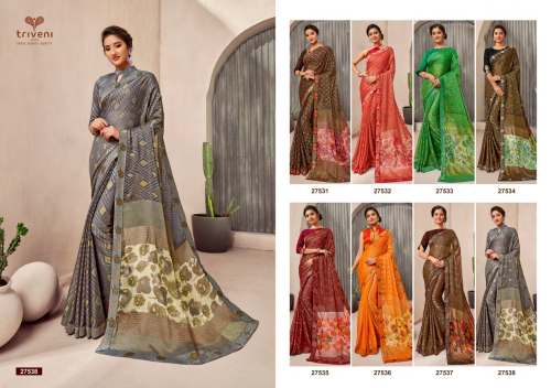 Chiffon Printed Saree