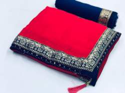 Designer Marbel Chiffon Sarees
