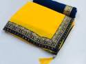 Designer Marbel Chiffon Sarees thumb 6