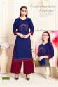 Designer Rayon Kurtis With Palazzo Pant thumb 2