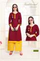 Designer Rayon Kurtis With Palazzo Pant thumb 3