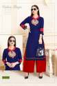 Designer Rayon Kurtis With Palazzo Pant thumb 5