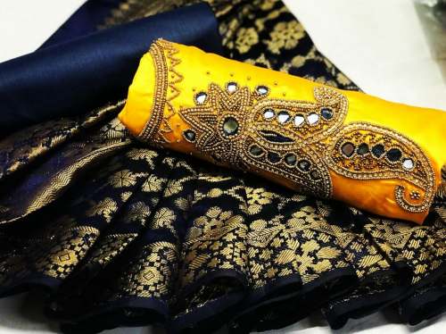 Embroidered Unstitched Dress