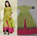 Floor Length Crepe Kurtis thumb 2