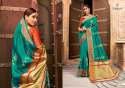 Jaquard Silk Party Wear Saree thumb 6