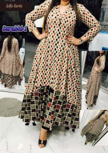 Ladies Musline Printed Kurtis