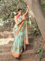 LINEN DIGITAL PRINTED SAREE thumb 10