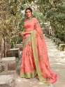 LINEN DIGITAL PRINTED SAREE thumb 11
